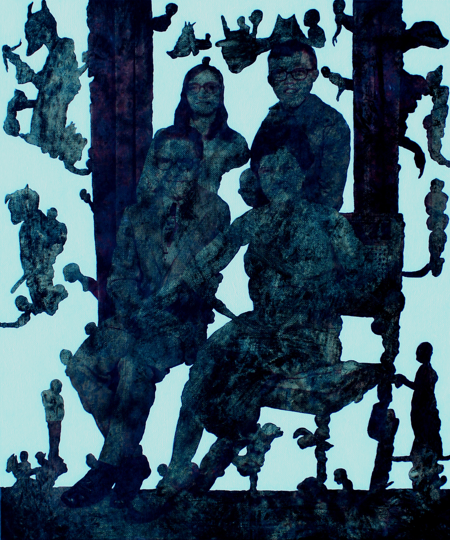 Self-portrait with Holy Family