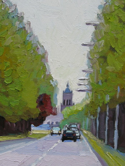 Rijksweg-noord en toren Elst in de verte 409