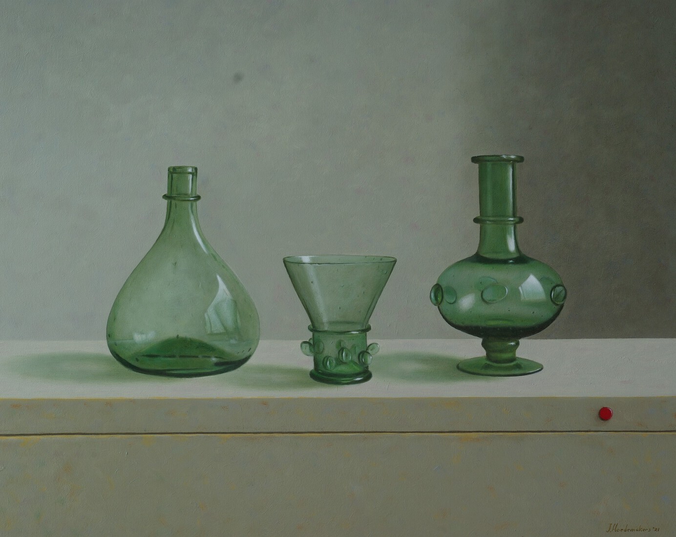 Stilleven met glaswerk