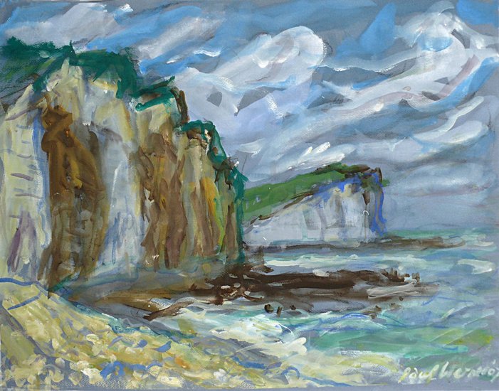 Cliffs of Petit-Dalles, Normandy, France