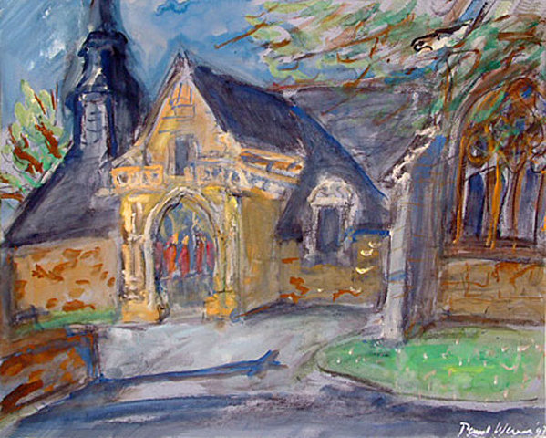 small church Kermaria-en-Isquit,
