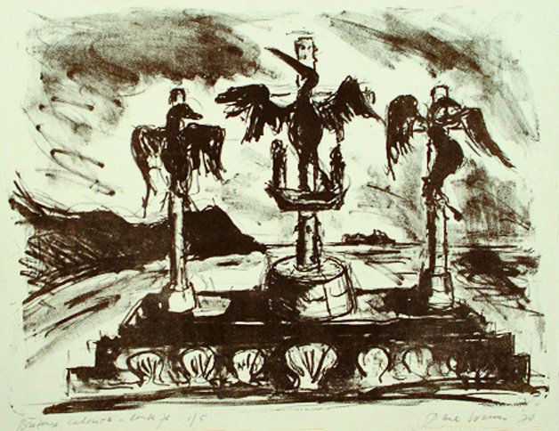 Calvaire Breton, litho printing