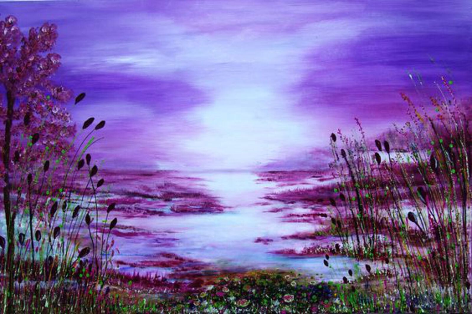 Purple sky