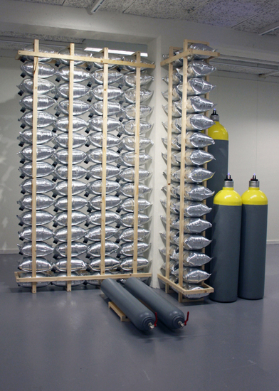 Accumulated air depots