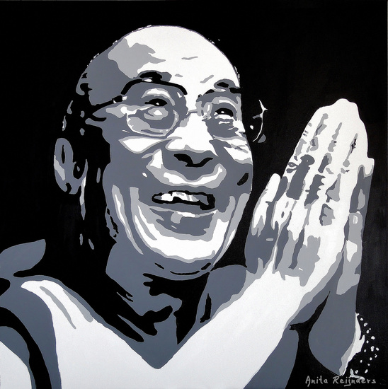 Portret Dalai Lama