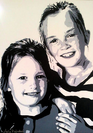 Portret 2 kinderen