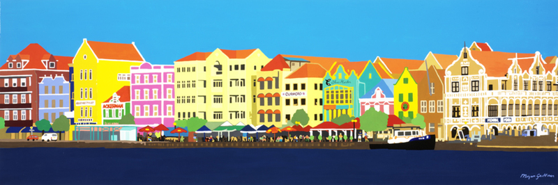 De Handelskade van Curacao is 200 meter lang
