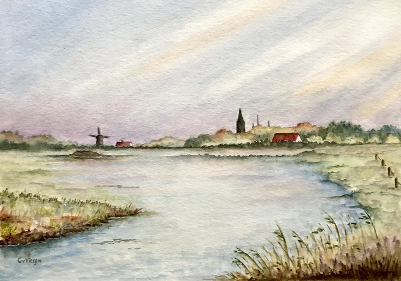 Rivier-gebied.