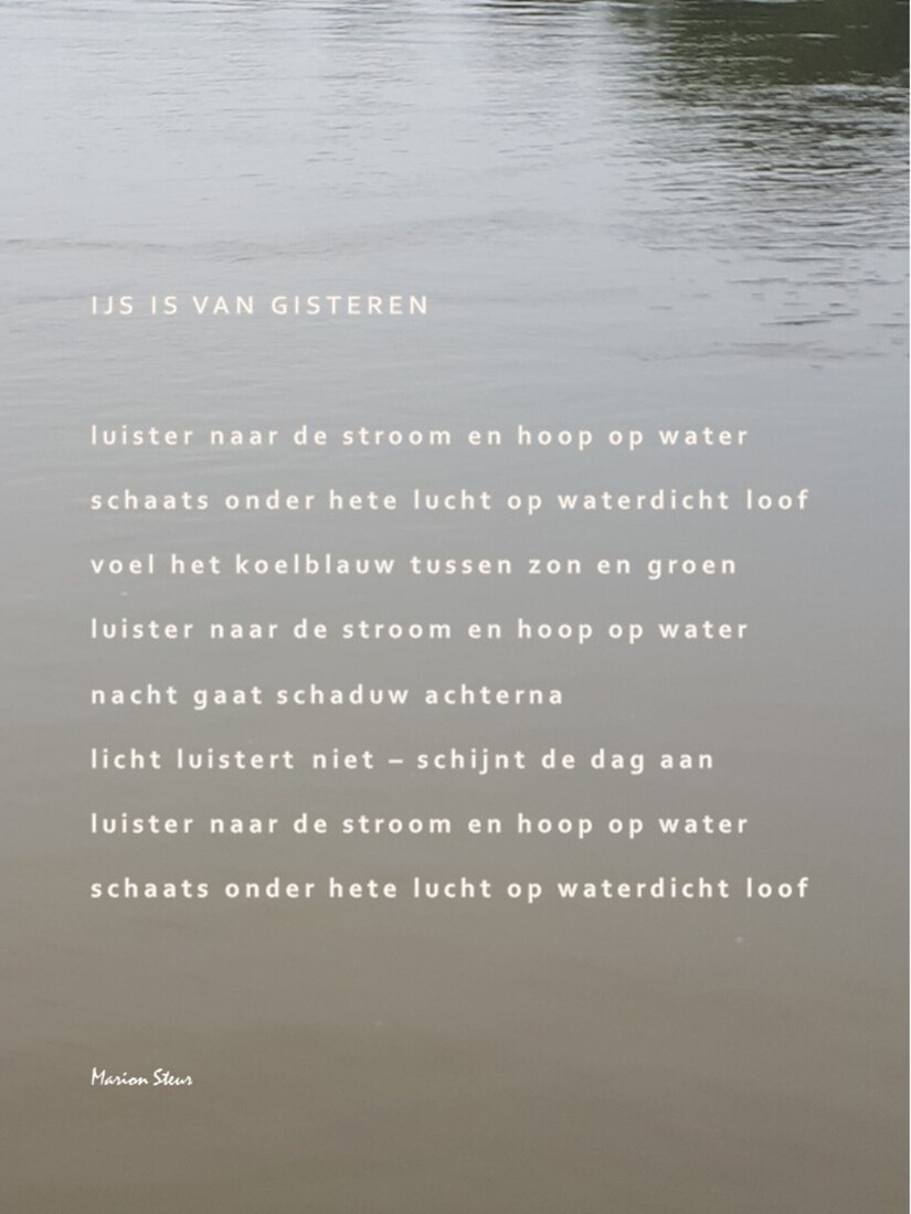 IJS IS VAN GISTEREN