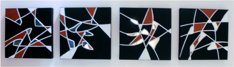 zwarte reflectie