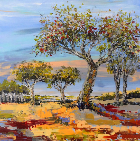 Apple tree with red apples (sold)