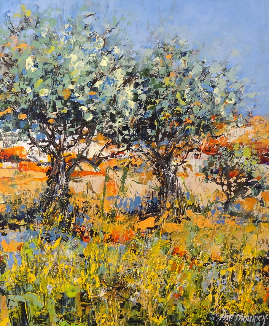 Wild flowers near the olive trees - 2