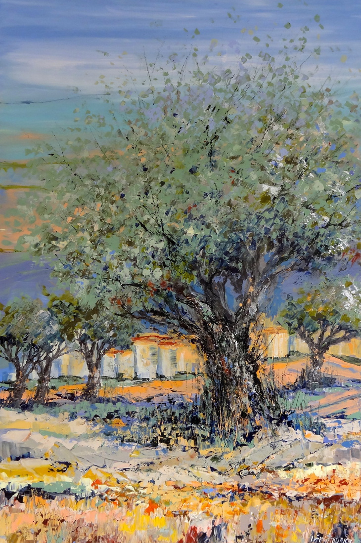 At the edge of the village