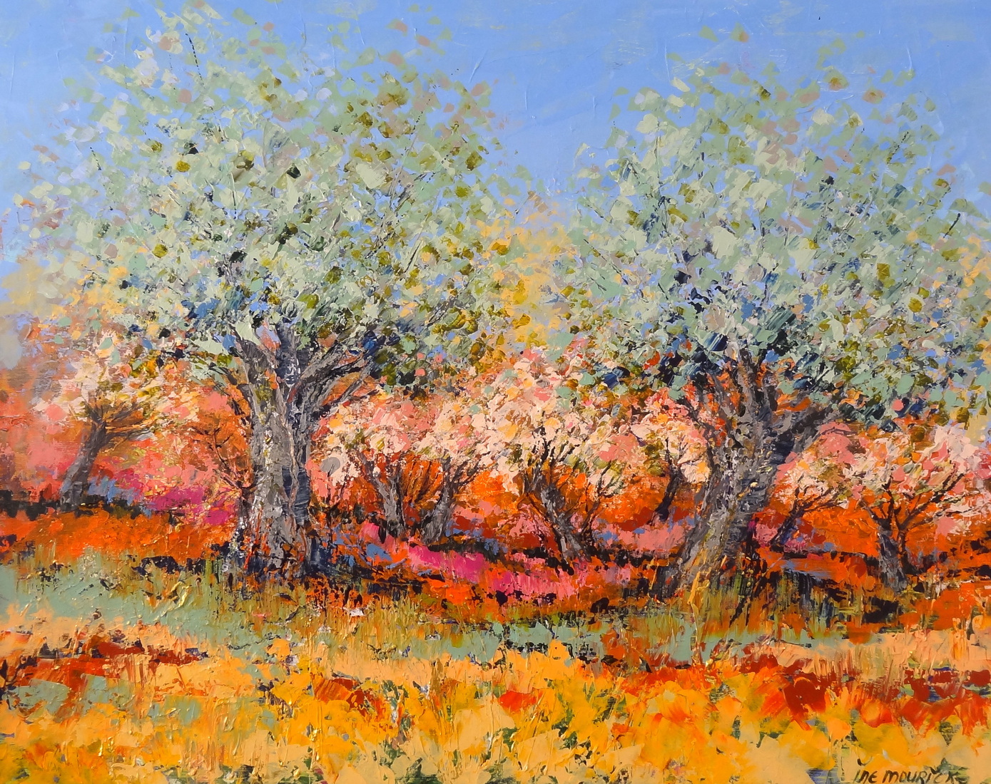 In the shadow of the olive trees