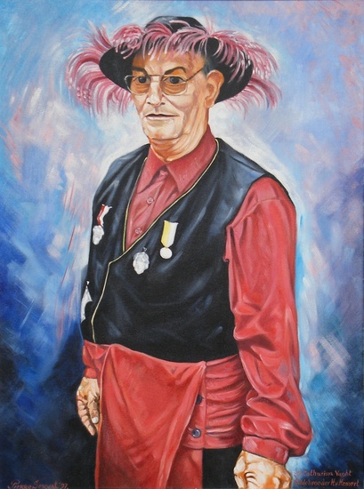 Broer Henk als Gildebroeder.