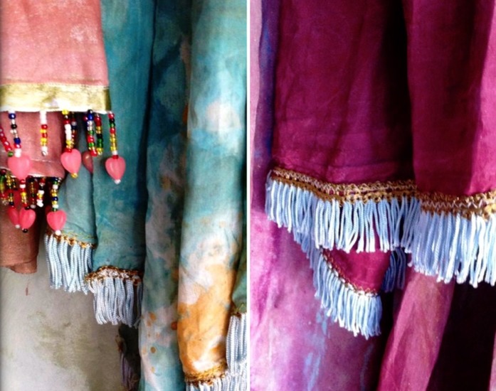 Silk scarves