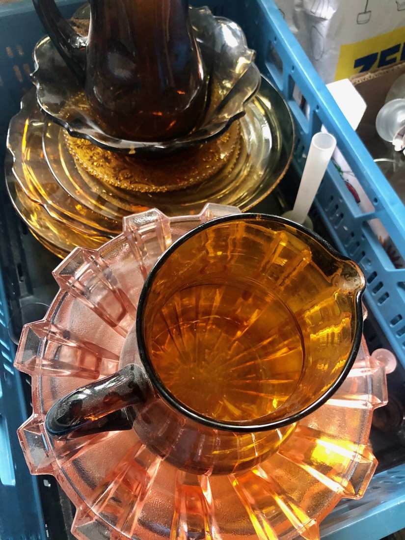 vintage glaswerk