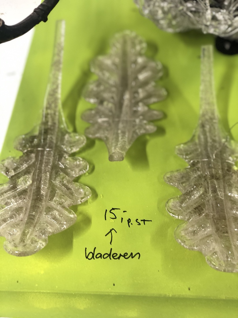 Glas bladeren