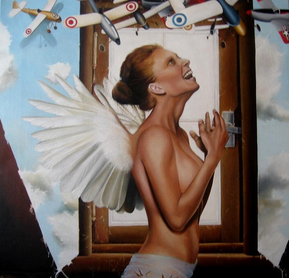 Laughing Angel in the Attic
