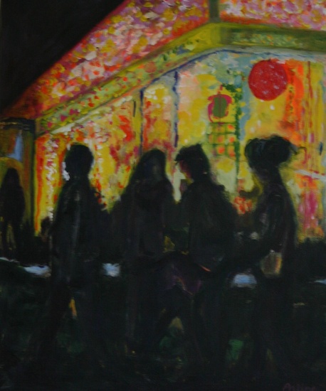 EVENING SHOPPING(finalist Van Gogh kunstwedstrijd 2015)
