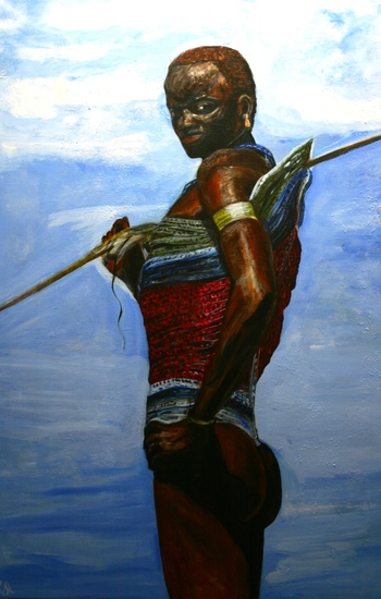 Dinka-man (Soedan)
