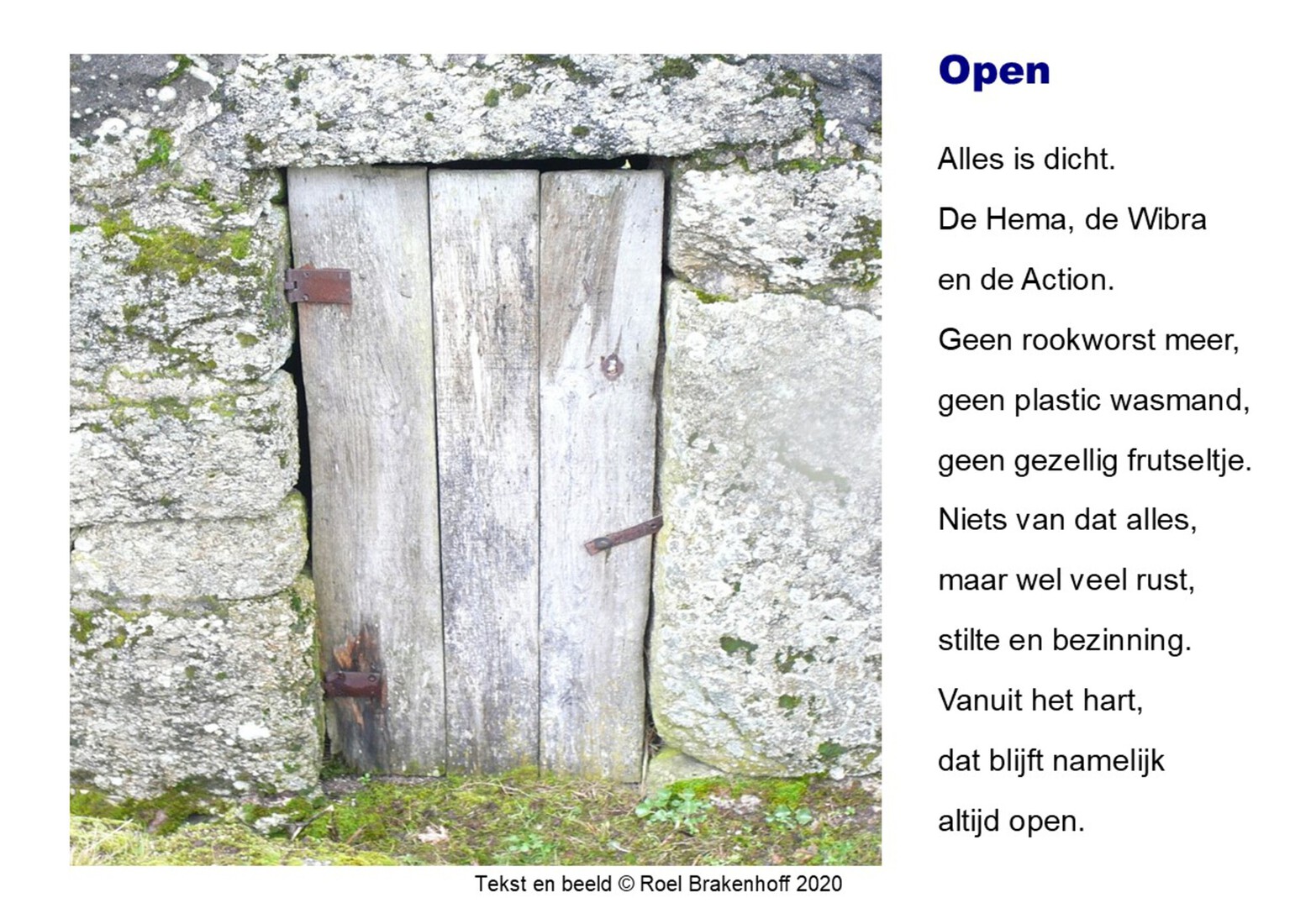 Lockdownkaart Open
