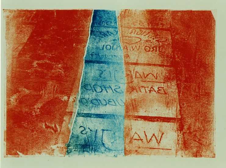 'Ubud 4.' - mono-print