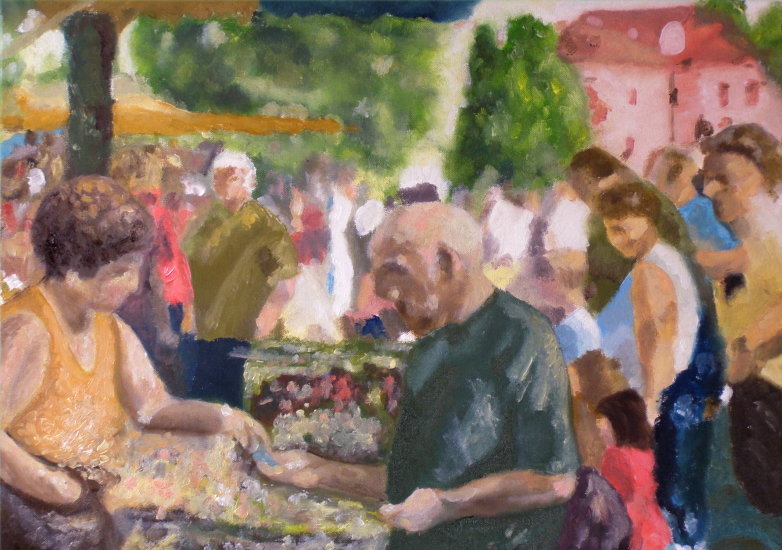 scène de marché/markttafereel