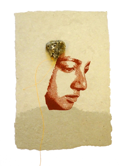 uit de serie 'onderweg', vrouw van de zee