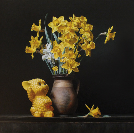 Stilleven met narcissen