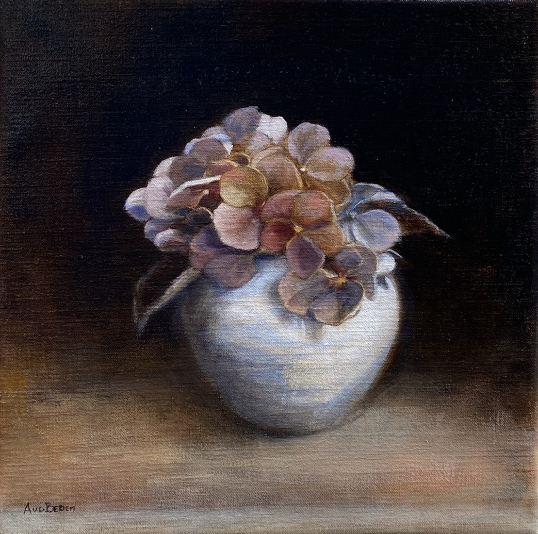 Stilleven met hortensia