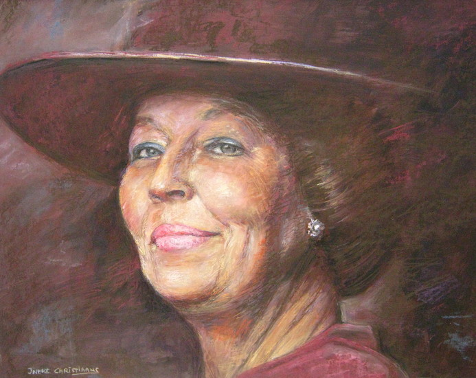 Portret Koningin Beatrix