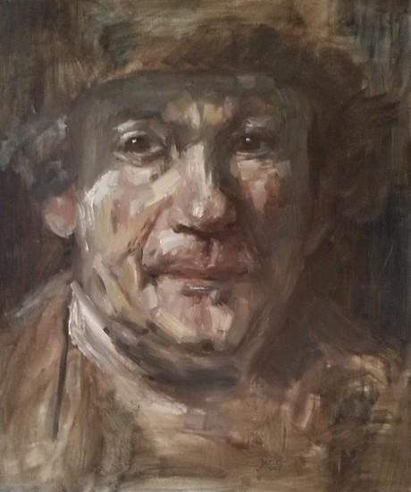 Studie naar Rembrandt v. R
