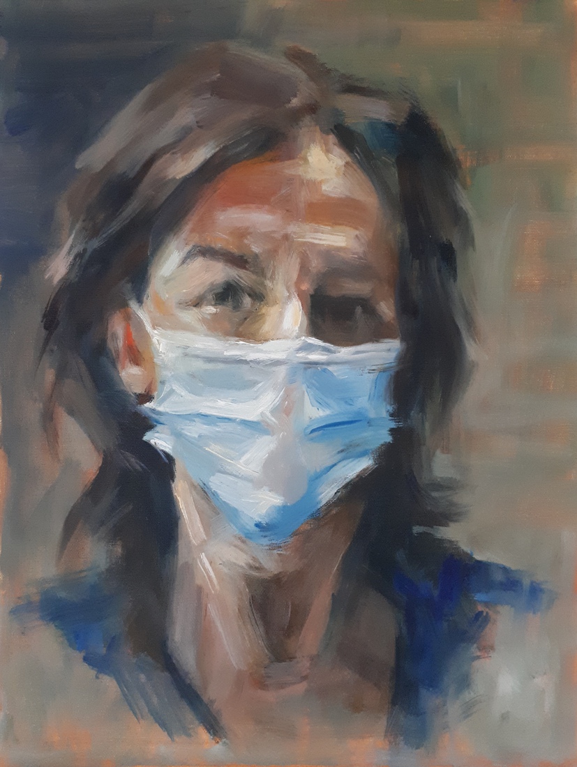 Tijdsbeeld, zelfportret met masker (10)
