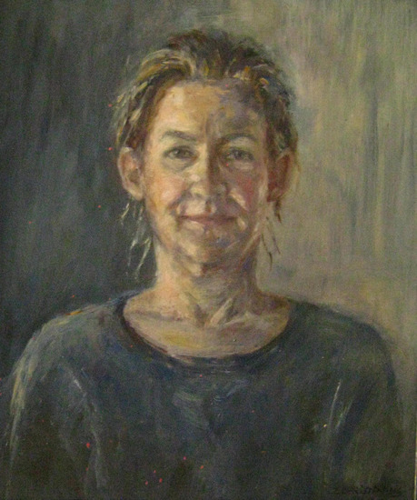 Olieverfstudie (zelfportret1)