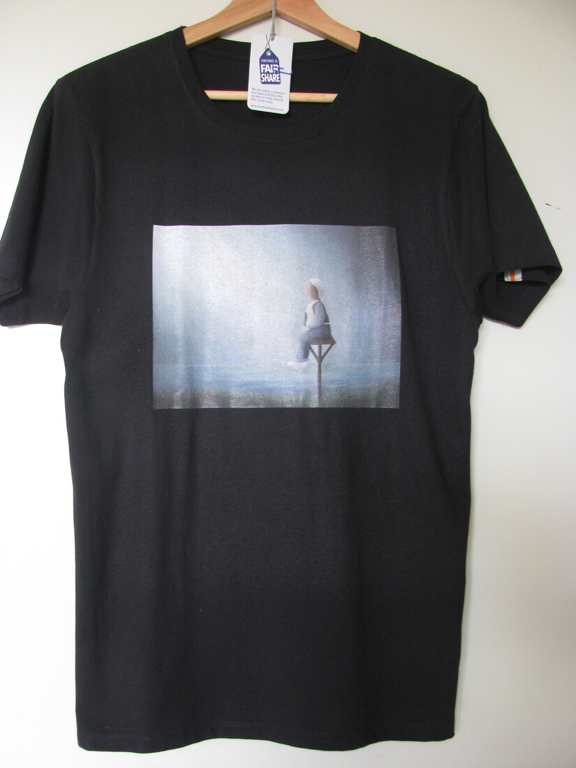 T-shirt, donkerblauw, unicum