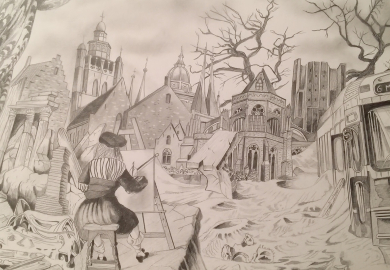 After the flood IV - the visionary painter