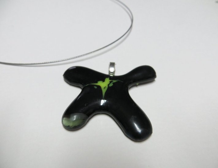 Amoebe 1 hanger Gefused Glas