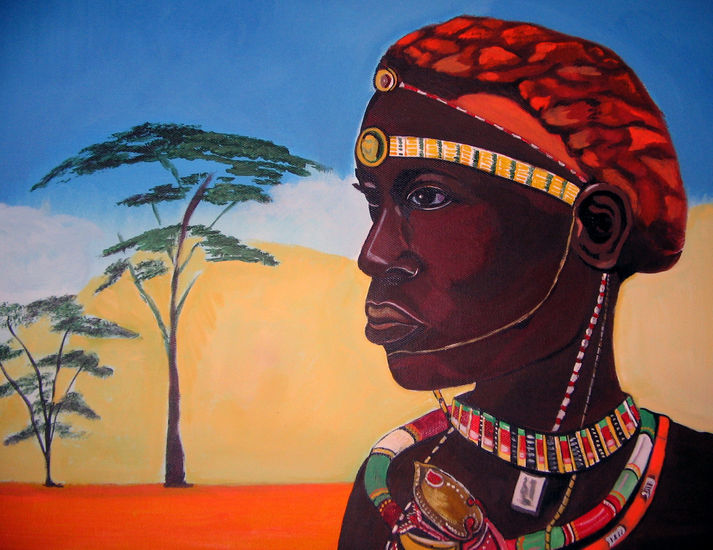 Zulu warrior/Zuid Afrika