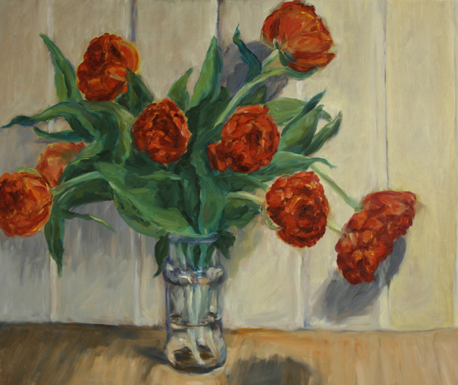 Rode tulpen