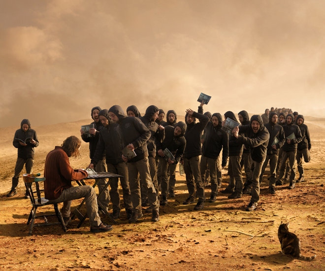 photomontaged fantastic daydreams