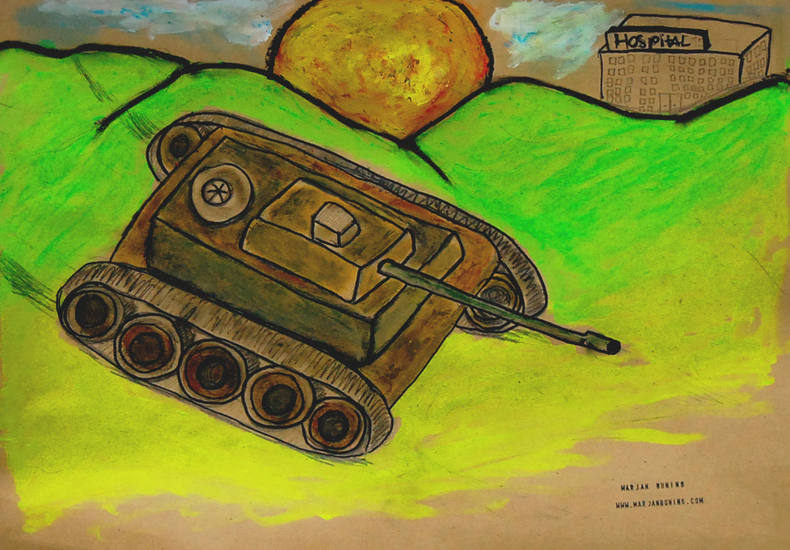 WHEN YOU ARE SICK IN THE HEAD THEY LET YOU DRIVE A TANK