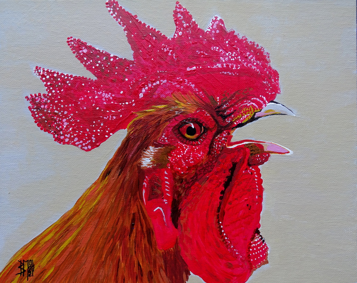 Haan nr. 1 ( rooster -2021)
