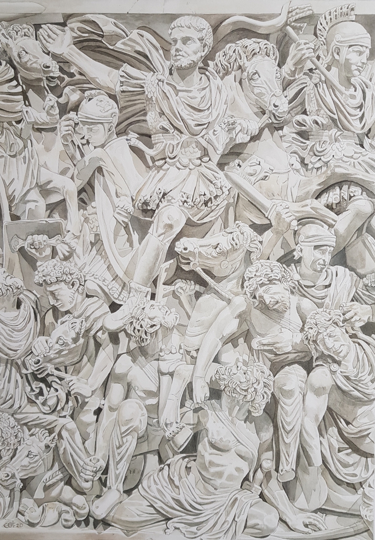 Ludovisi-sarcofaag (detail)