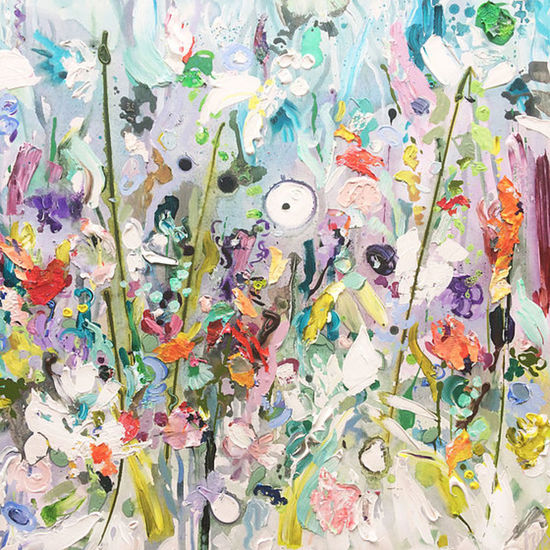 Oeverfeest | 100 x 100 cm (verkocht)