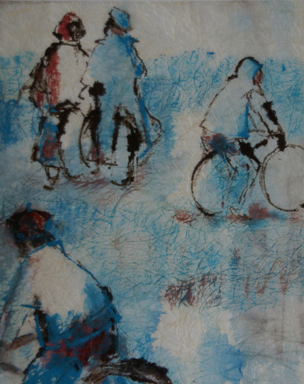 Op de fiets