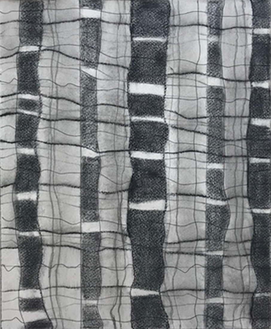 z.t. no 2.mixed media on paper, 30x24, ingelijst 63x42