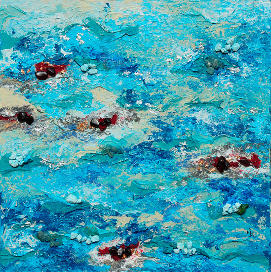 Waterman - Sterrenbeeld schilderij