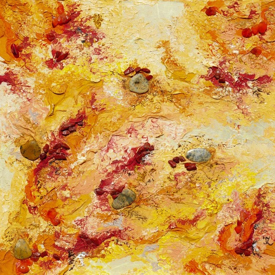 Maagd - Sterrenbeeld schilderij