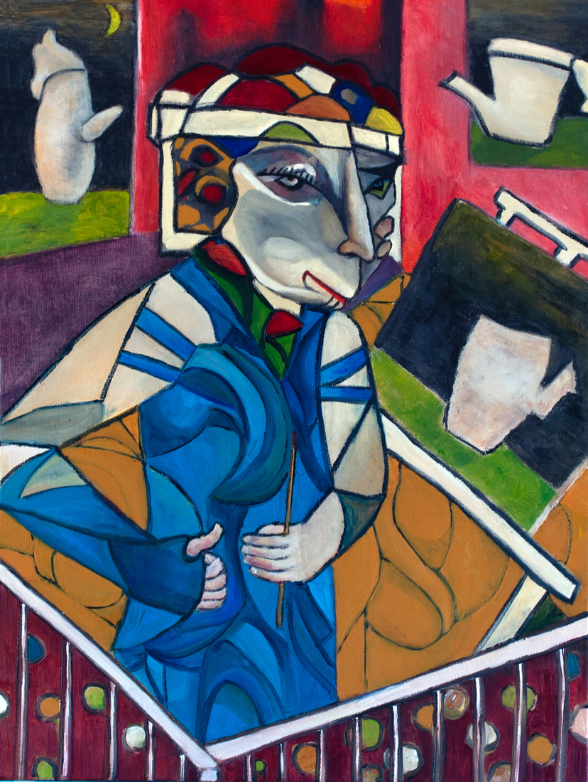 Geïnspireerd door Chagall 'Zelfportret met zeven vingers'